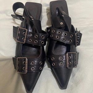 Sling Back Heel Shoes Available